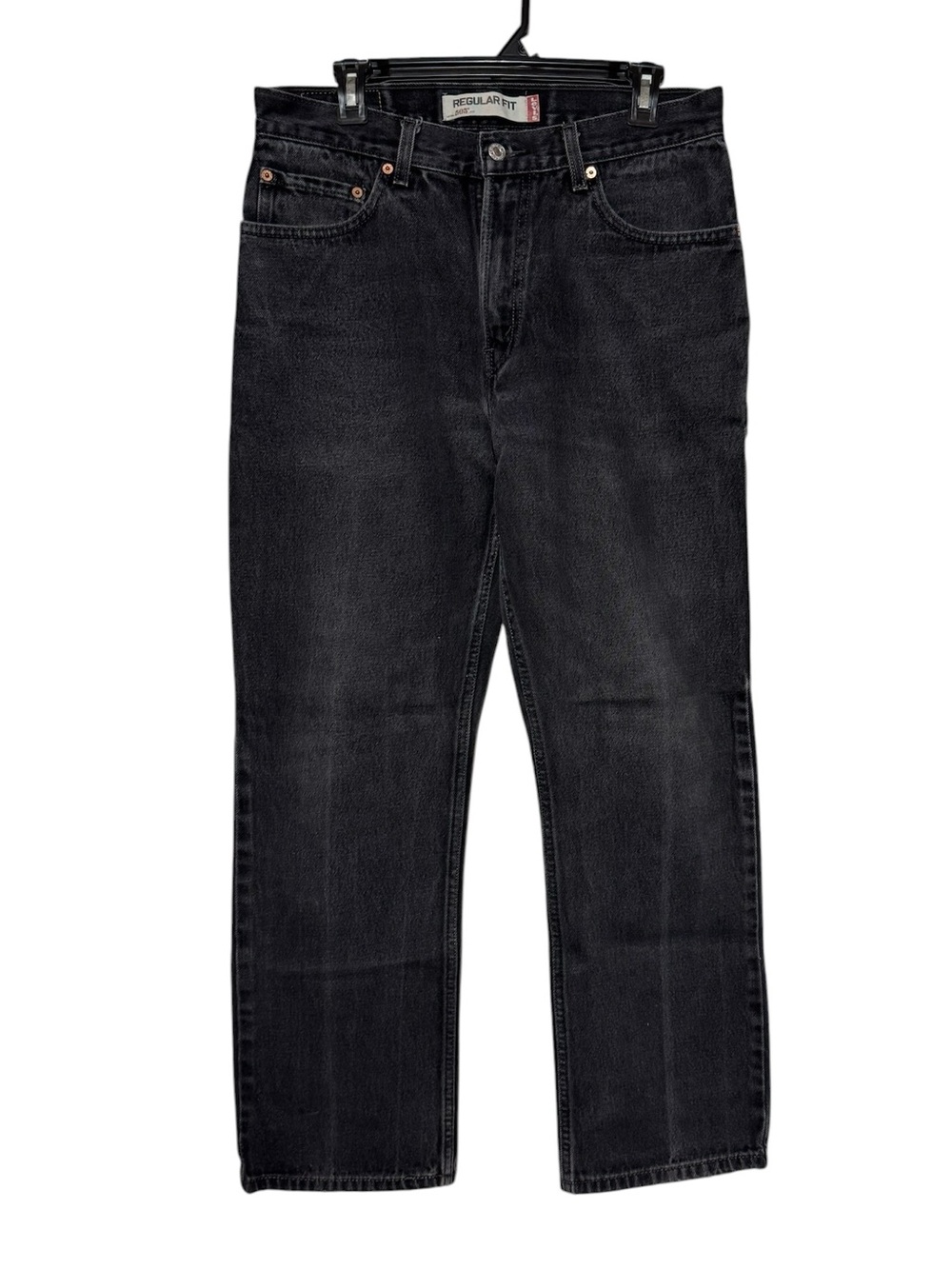 Levi’s 505 Jeans Size 33x30 Black Wash Straight Leg